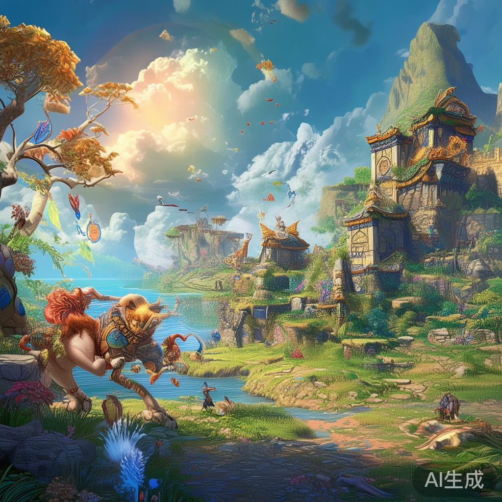 金狮传奇：这款游戏结合了经典的冒险元素和现代的动画